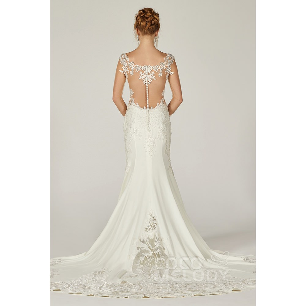 CW2302 YARA マーメイド イリュージョン ウェディングドレス 【ウェディングドレス オーダーメイド】