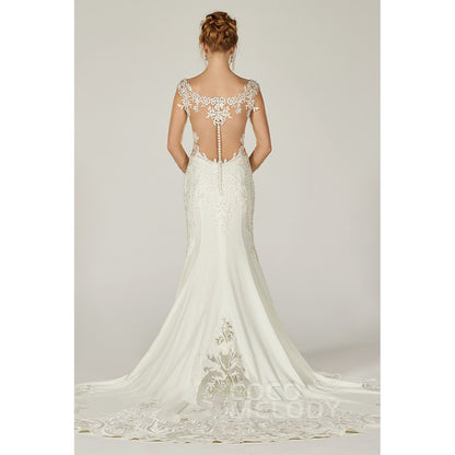 CW2302 YARA マーメイド イリュージョン ウェディングドレス 【ウェディングドレス オーダーメイド】