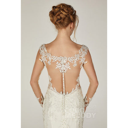 CW2302 YARA マーメイド イリュージョン ウェディングドレス 【ウェディングドレス オーダーメイド】