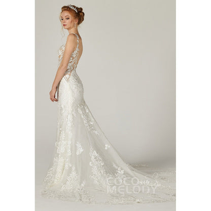 CW2303 WILLA マーメイド Vネック ウェディングドレス 【ウェディングドレス オーダーメイド】