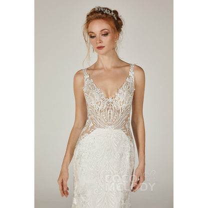 CW2303 WILLA マーメイド Vネック ウェディングドレス 【ウェディングドレス オーダーメイド】