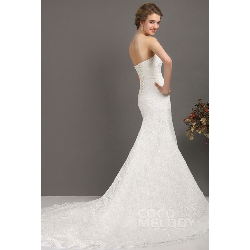 CWLT09001 レース ハートネック ウェディングドレス 【ウェディングドレス オーダーメイド】