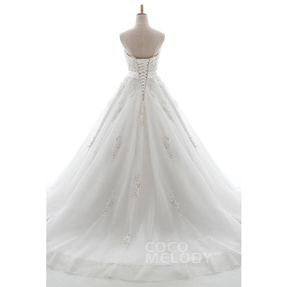 CWLT130B5 ソフトチュール ハートネック ウェディングドレス 【ウェディングドレス オーダーメイド】