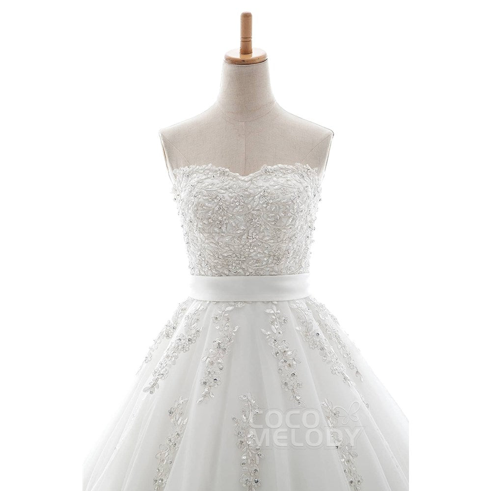 CWLT130B5 ソフトチュール ハートネック ウェディングドレス 【ウェディングドレス オーダーメイド】