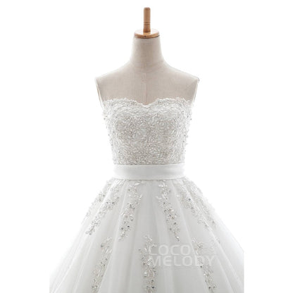 CWLT130B5 ソフトチュール ハートネック ウェディングドレス 【ウェディングドレス オーダーメイド】