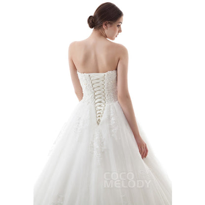 CWLT16007 ソフトチュール ハートネック ウェディングドレス 【ウェディングドレス オーダーメイド】