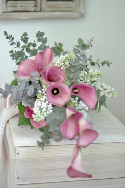 【生花】オーダーメイド/クラッチブーケ(アーム)[セットプランClaire02] 【結婚式 フラワー 生花 ブーケ ブートニア オーダーメイド】