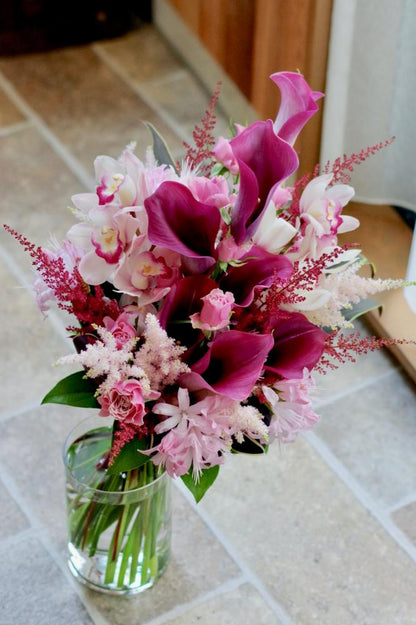 【生花】オーダーメイド/クラッチブーケ(アーム)[セットプランClaire02] 【結婚式 フラワー 生花 ブーケ ブートニア オーダーメイド】