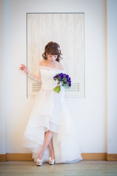 【生花】オーダーメイド/クラッチブーケ(グランアーム・グランラウンド)[セットプランClaire03] 【結婚式 フラワー 生花 ブーケ ブートニア オーダーメイド】