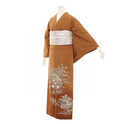 色留袖D-24-c 【結婚式 訪問着 色留袖 レンタル】