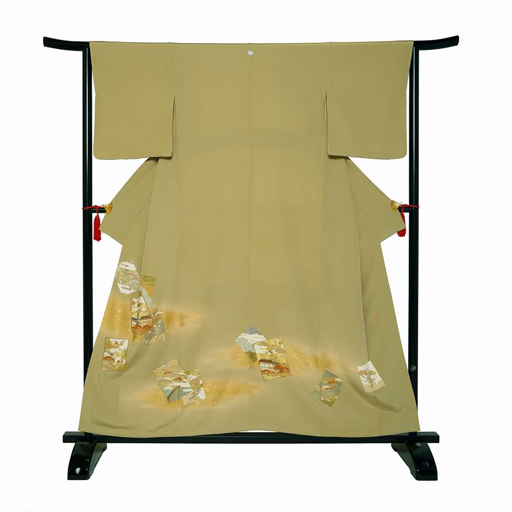 色留袖D-29-c 【結婚式 訪問着 色留袖 レンタル】