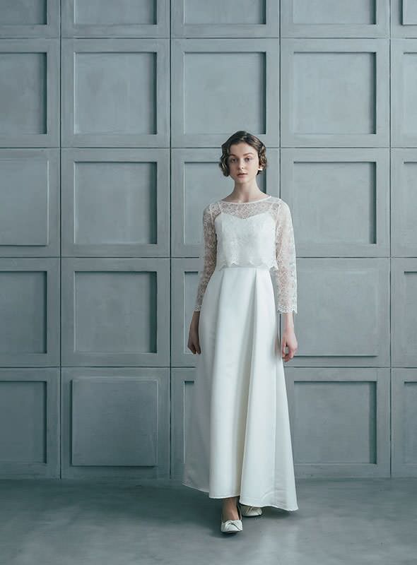 DBW-068【ウェディングドレス レンタル】ロング 【ウェディングドレス レンタル】