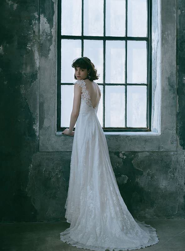 DBW-128【ウェディングドレス レンタル】ロング 【ウェディングドレス レンタル】