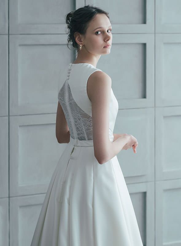 DBW-130【ウェディングドレス レンタル】ロング 【ウェディングドレス レンタル】