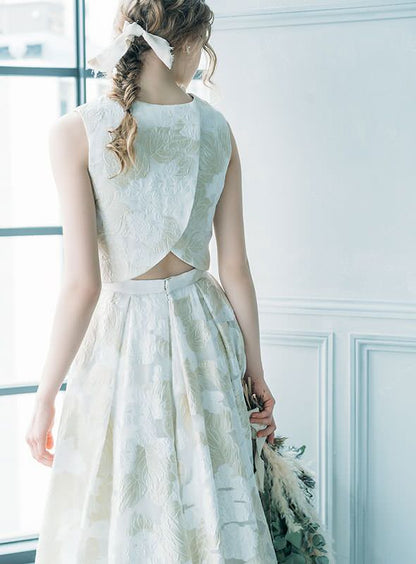 DBW-150【ウェディングドレス レンタル】セパレート 【ウェディングドレス レンタル】