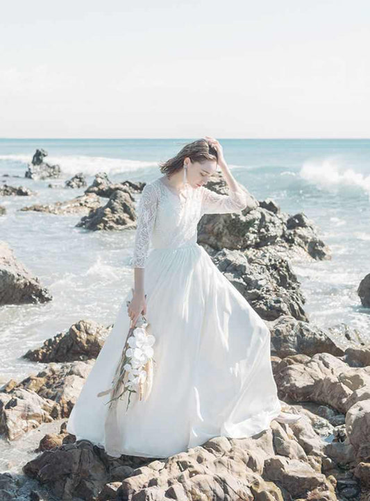 DBW-165【ウェディングドレス レンタル】ロング 【ウェディングドレス レンタル】