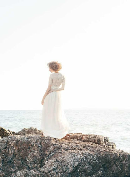 DBW-167【ウェディングドレス レンタル】ロング 【ウェディングドレス レンタル】