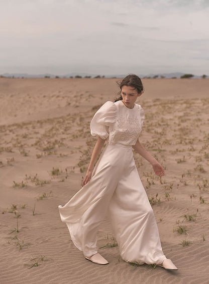 DBW-169【ウェディングドレス レンタル】パンツスタイル 【ウェディングドレス レンタル】