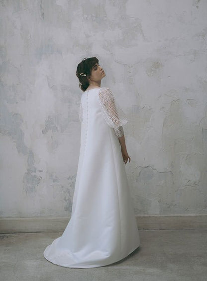 DBW-173【ウェディングドレス レンタル】ロング 【ウェディングドレス レンタル】