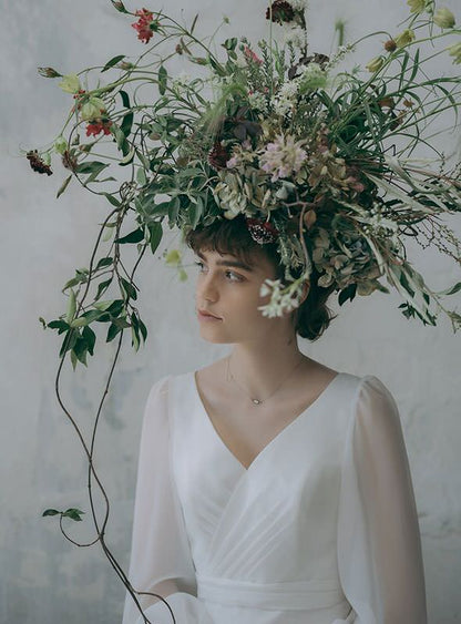 DBWO-010【ウェディングドレス レンタル】ロング 【ウェディングドレス レンタル】