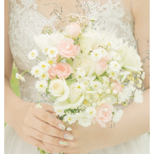 【生花・ドライフラワー】オーダーブーケ・ブートニア 【結婚式 フラワー ブーケ ブートニア】