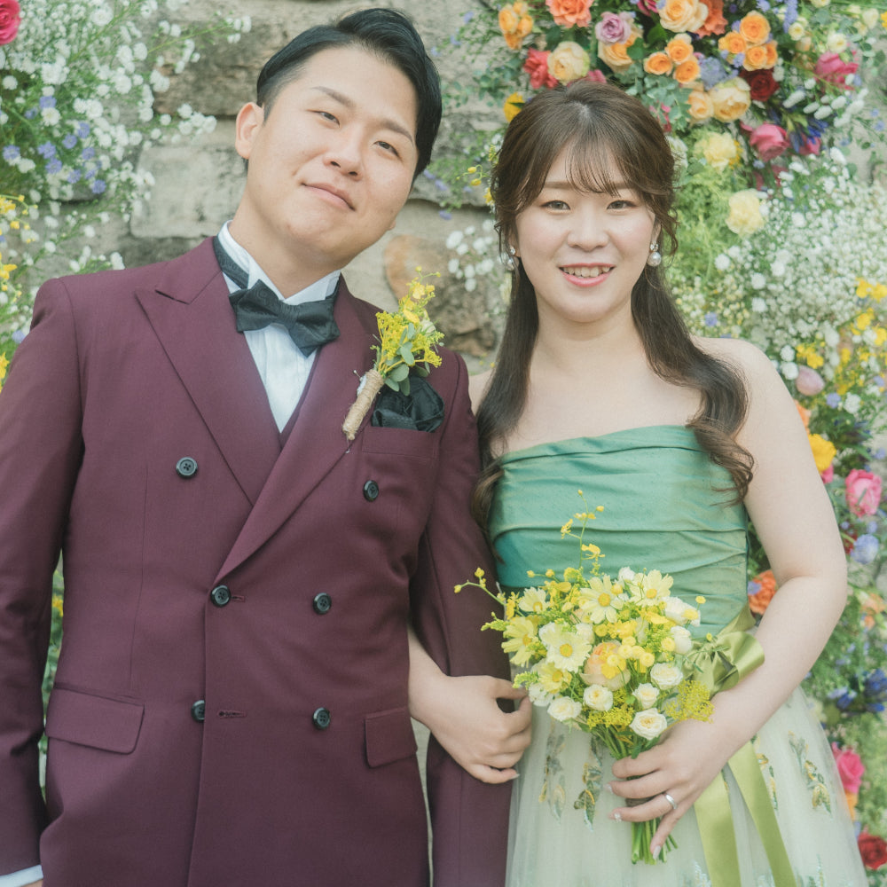 【生花・ドライフラワー】オーダーブーケ・ブートニア　【結婚式　フラワー　ブーケ　ブートニア】