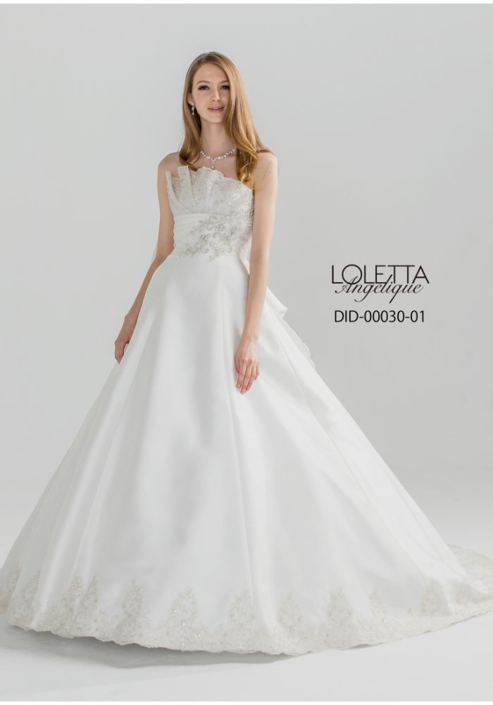 【SALE】白ドレスバックリボン 【販売衣装】