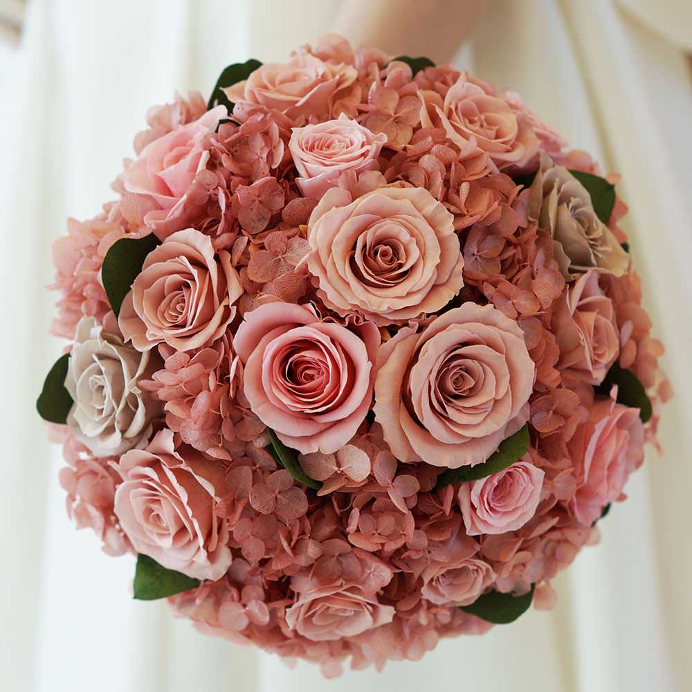 【プリザーブド】オーダーメイドブーケ(ブートニア付) 【結婚式 フラワー ドライフラワー ブーケ ブートニア オーダーメイド】