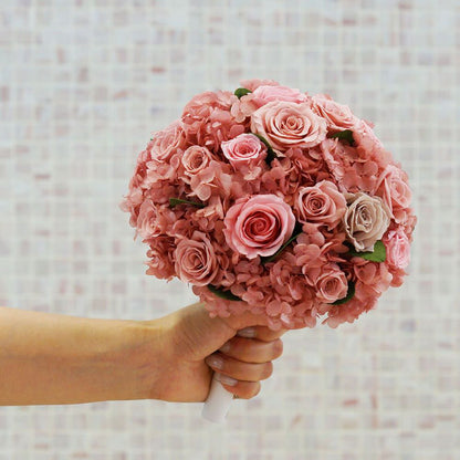 【プリザーブド】オーダーメイドブーケ(ブートニア付) 【結婚式 フラワー ドライフラワー ブーケ ブートニア オーダーメイド】