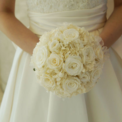 【プリザーブド】オーダーメイドブーケ(ブートニア付) 【結婚式 フラワー ドライフラワー ブーケ ブートニア オーダーメイド】