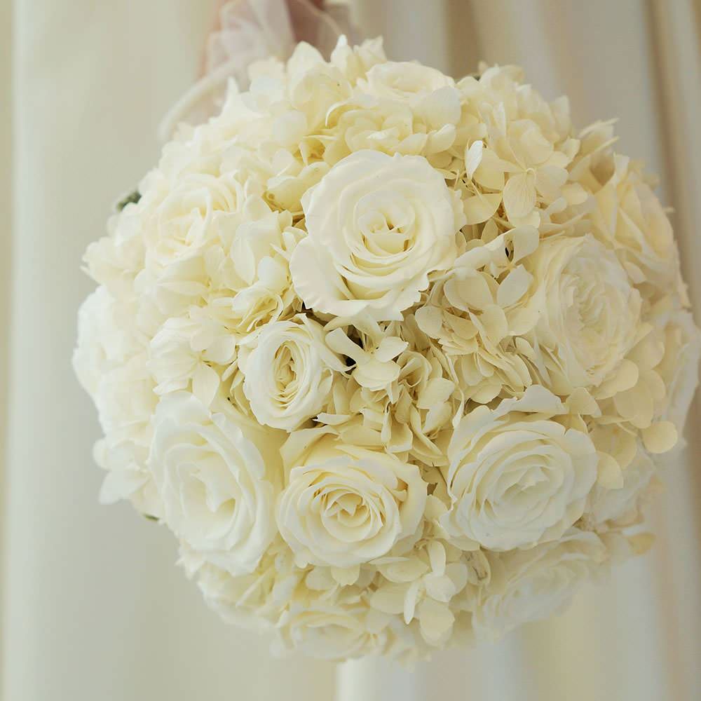 【プリザーブド】オーダーメイドブーケ(ブートニア付) 【結婚式 フラワー ドライフラワー ブーケ ブートニア オーダーメイド】