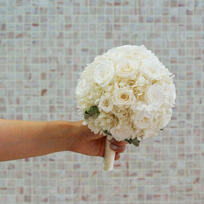 【プリザーブド】オーダーメイドブーケ(ブートニア付) 【結婚式 フラワー ドライフラワー ブーケ ブートニア オーダーメイド】