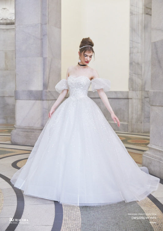 DWS0096Offwhite【ウェディングドレス レンタル】