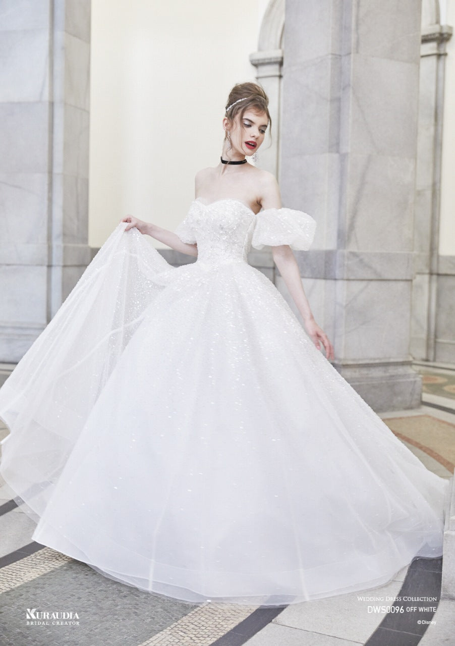 DWS0096Offwhite【ウェディングドレス レンタル】