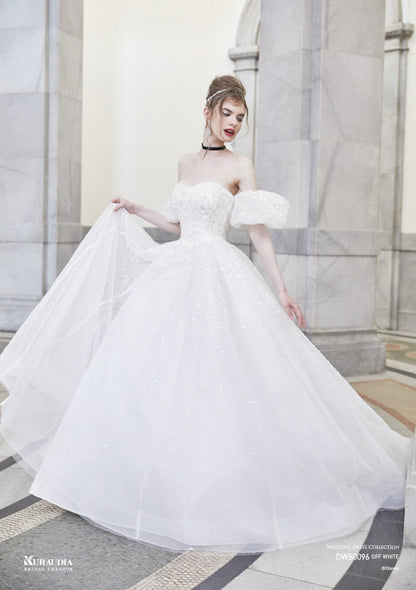 DWS0096Offwhite【ウェディングドレス レンタル】