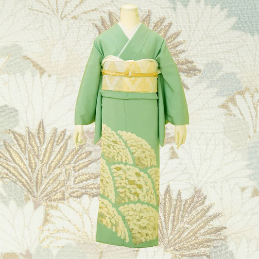 色留袖E-03-c 【結婚式 訪問着 色留袖 レンタル】