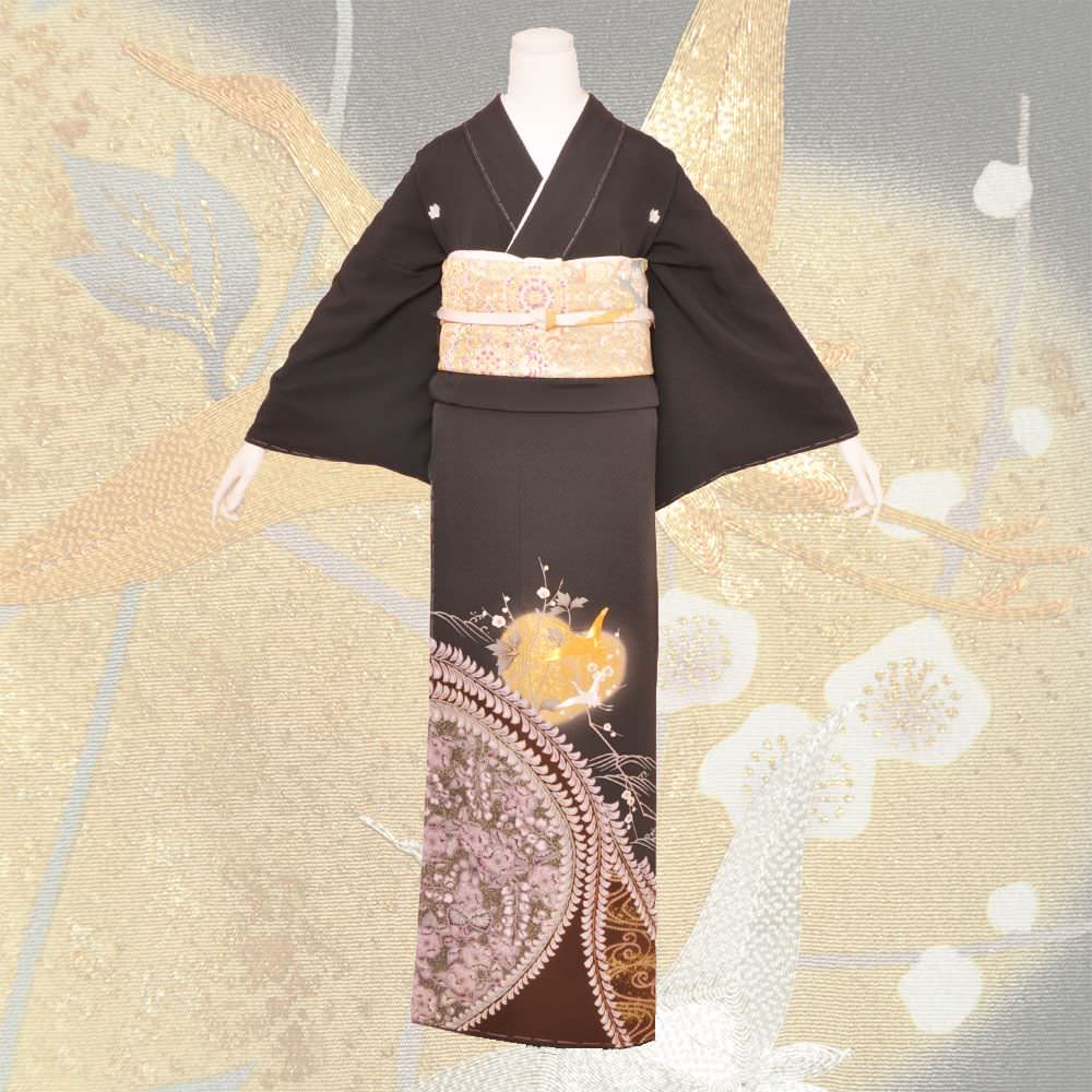 色留袖E-05-c 【結婚式 留袖 レンタル】