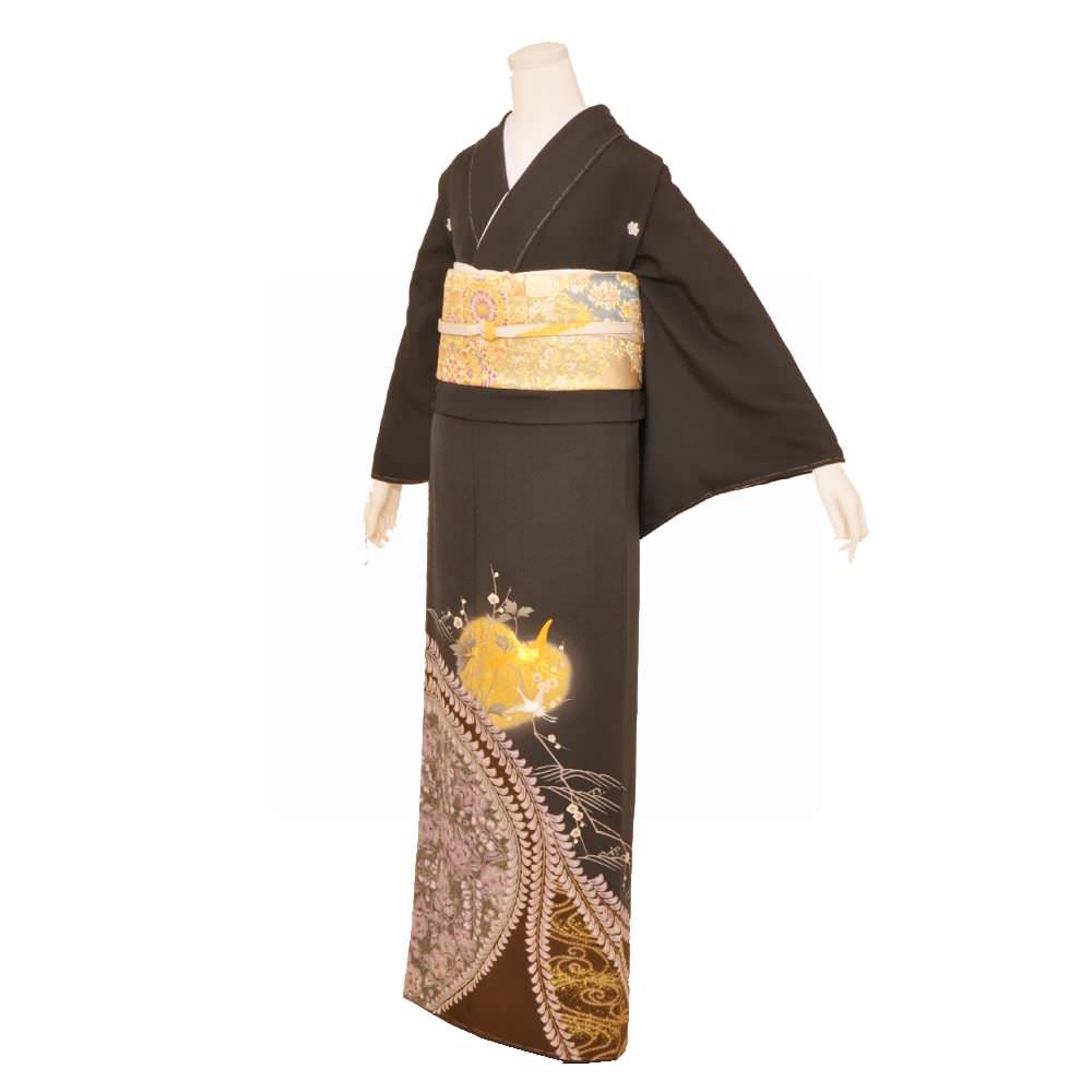 色留袖E-05-c 【結婚式 留袖 レンタル】