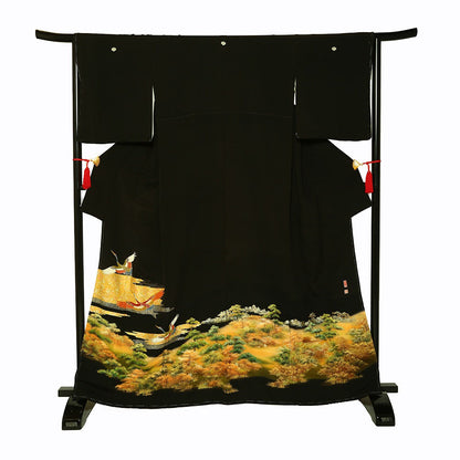 留袖E-06-t 【結婚式 留袖 レンタル】