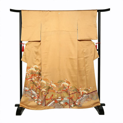 色留袖E-08-c 【結婚式 訪問着 色留袖 レンタル】