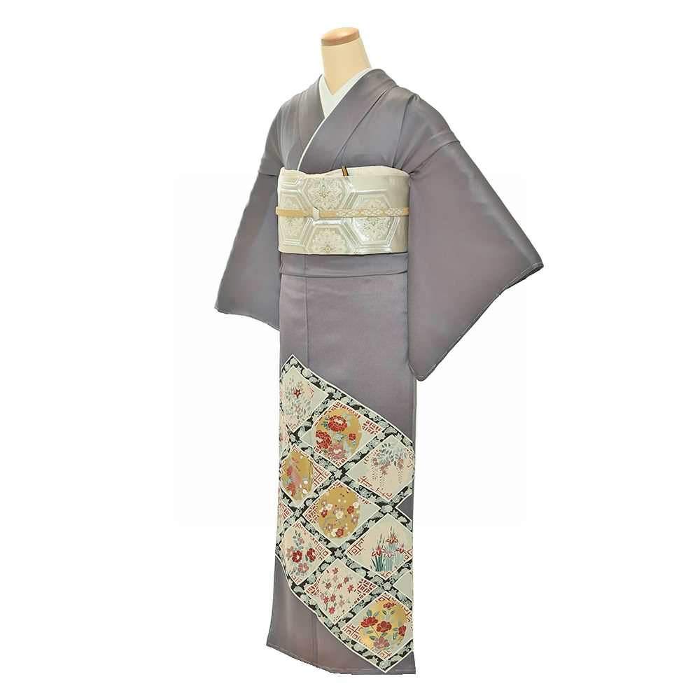 色留袖E-11-c 【結婚式 訪問着 色留袖 レンタル】