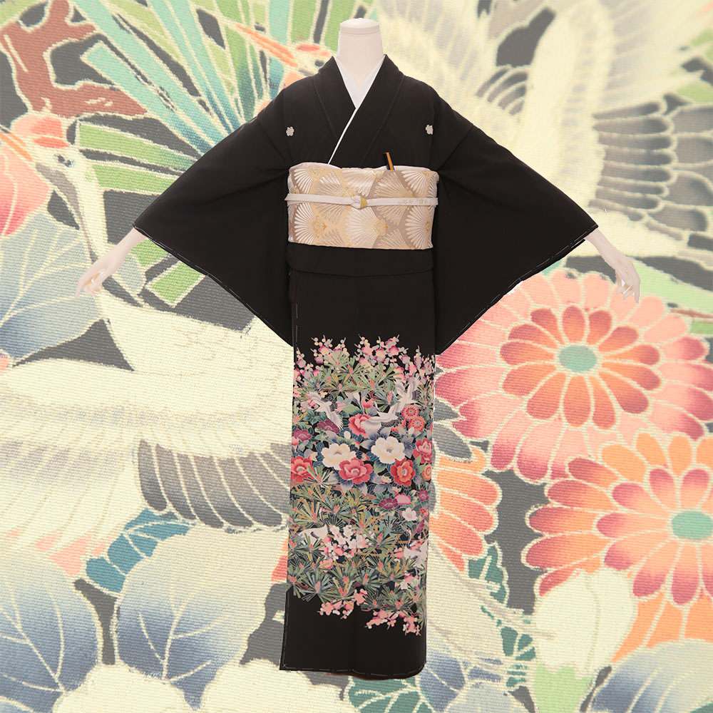 留袖E-14-t 【結婚式 留袖 レンタル】