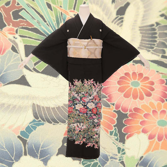 留袖E-14-t 【結婚式 留袖 レンタル】