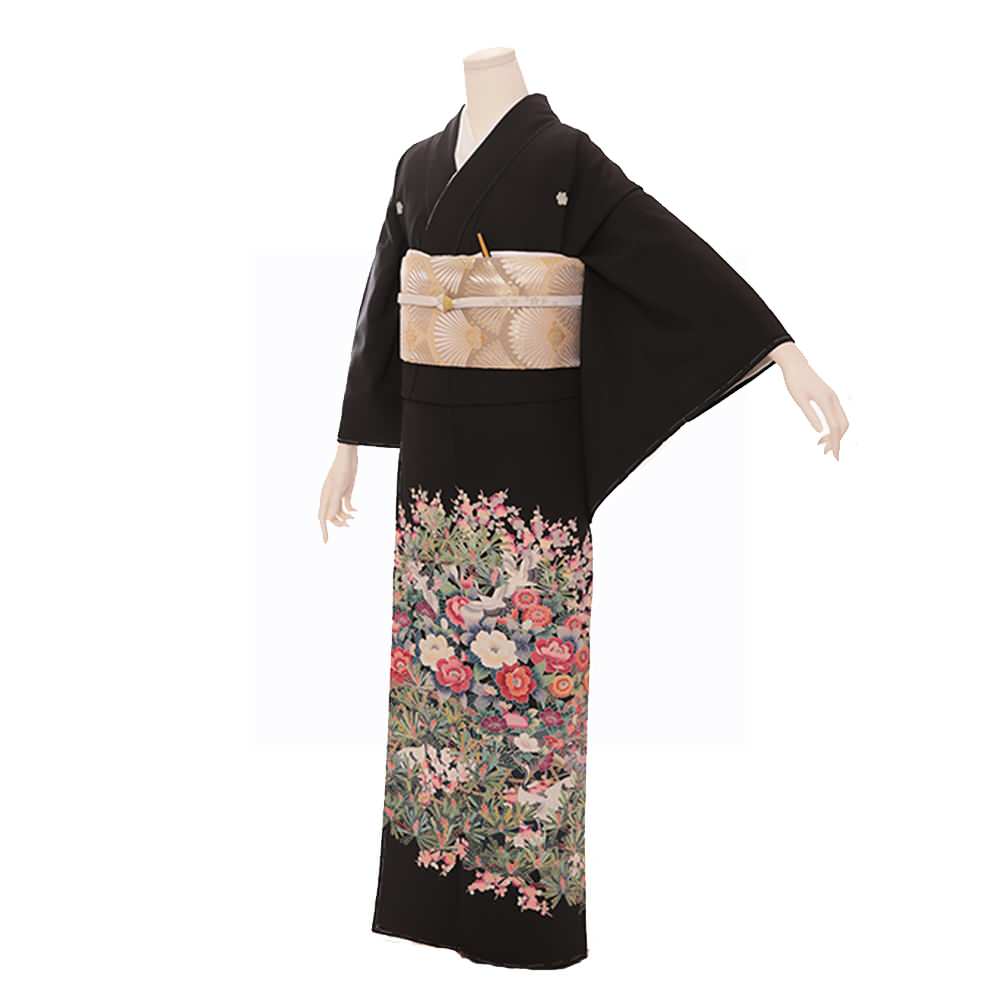 留袖E-14-t 【結婚式 留袖 レンタル】