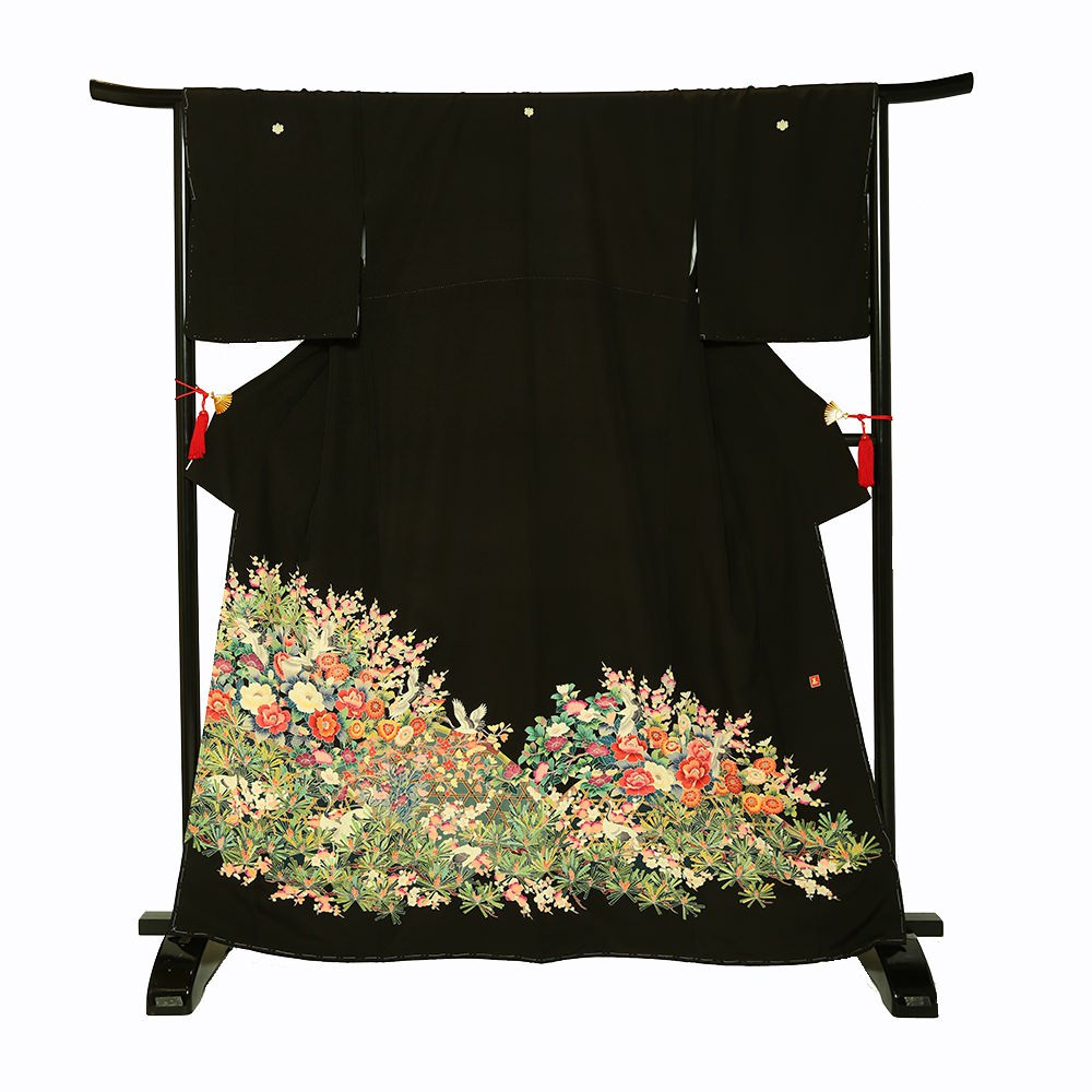 留袖E-14-t 【結婚式 留袖 レンタル】