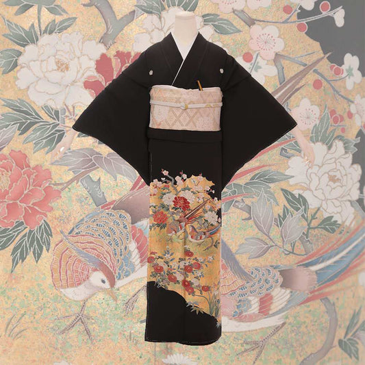 留袖E-18-t 【結婚式 留袖 レンタル】