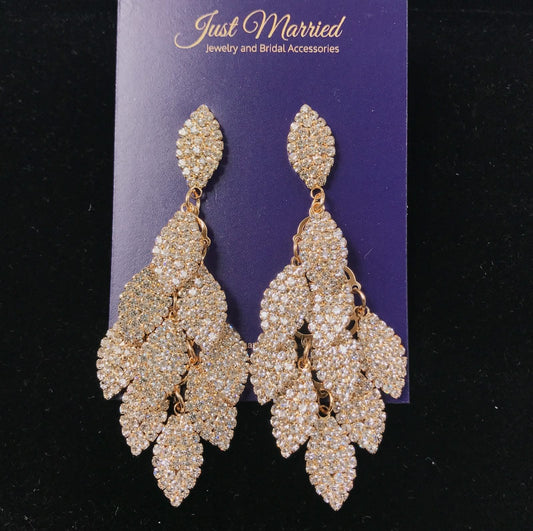 【ピアス】ブライダルピアス ゴールド/ブライダルアクセサリー 【結婚式 ピアス イヤリング】