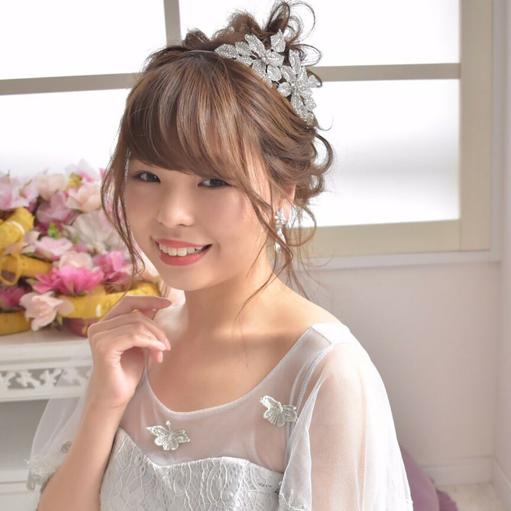 【ピアス】LittleRomance_キュービックジルコニア ピアス/ブライダルアクセサリー 【結婚式 ピアス イヤリング】