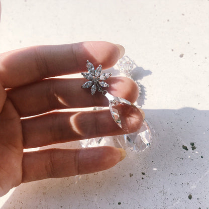 【ピアス】LittleRomance_キュービックジルコニア ピアス/ブライダルアクセサリー 【結婚式 ピアス イヤリング】