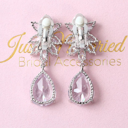 【ピアス】キュービックジルコニア ブライダルピアス 【結婚式 ピアス イヤリング】